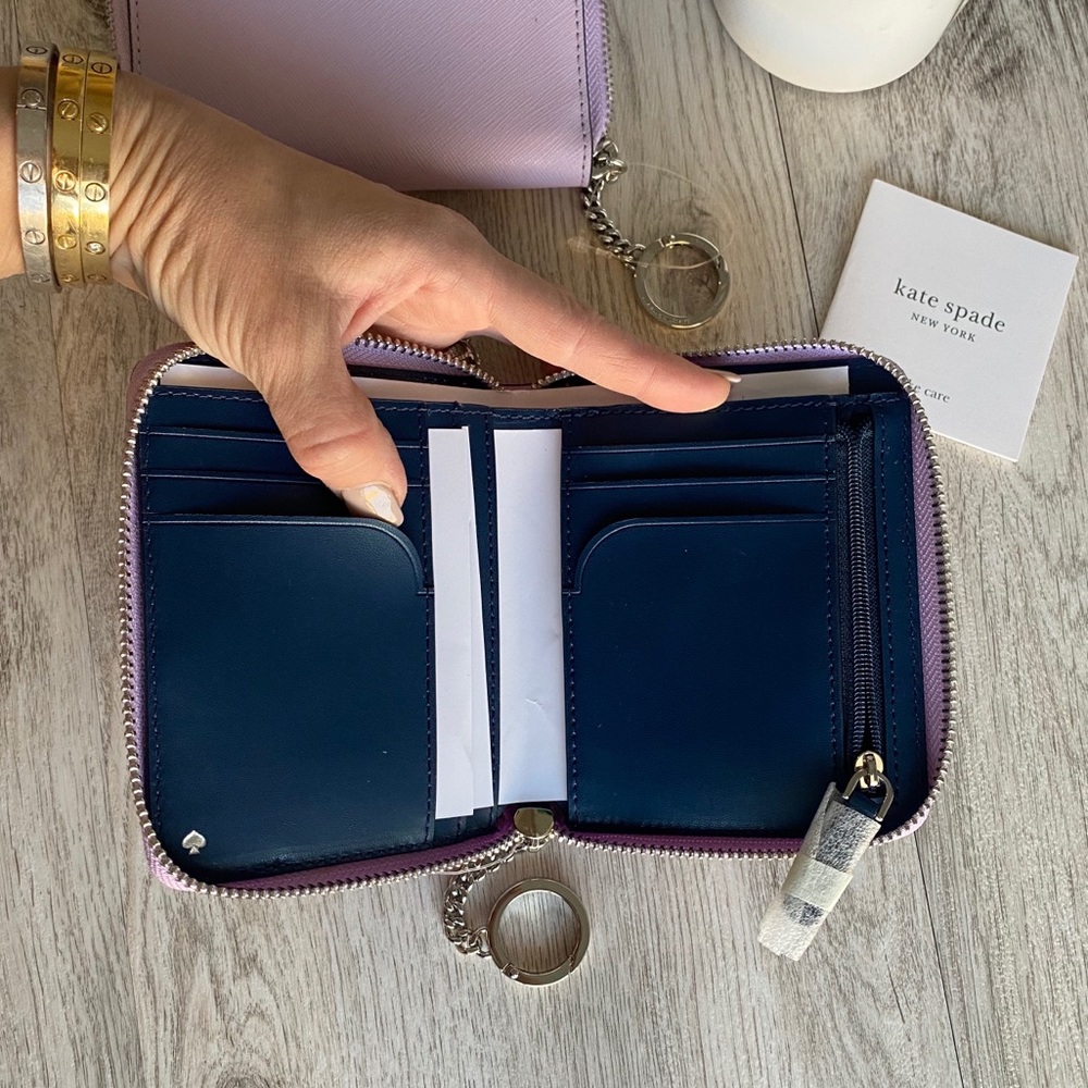 NWT Kate Spade Zip Around Small Wallet - Picture 4 of 7